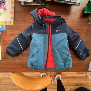 Patagonia Kids Blue and Red Jacket